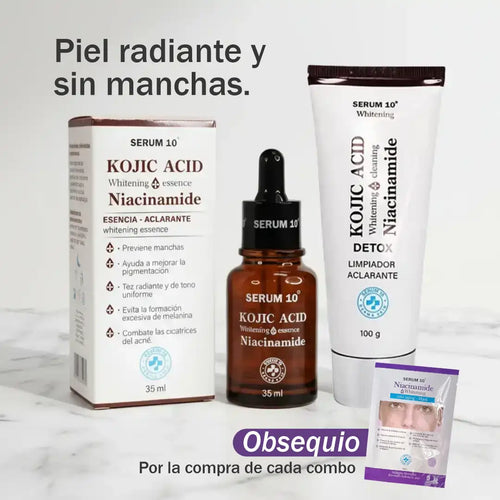Combo Kojic Acid con Niacinamide + Mascarilla